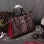 Top Class Fake Louis Vuitton NORMANDY Ladies Red Handbag for sale